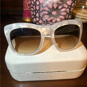 Gucci Pearl White Sunglasses